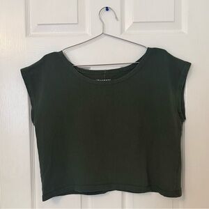 Big Bud Press Forest Green Cropped Tunic Top